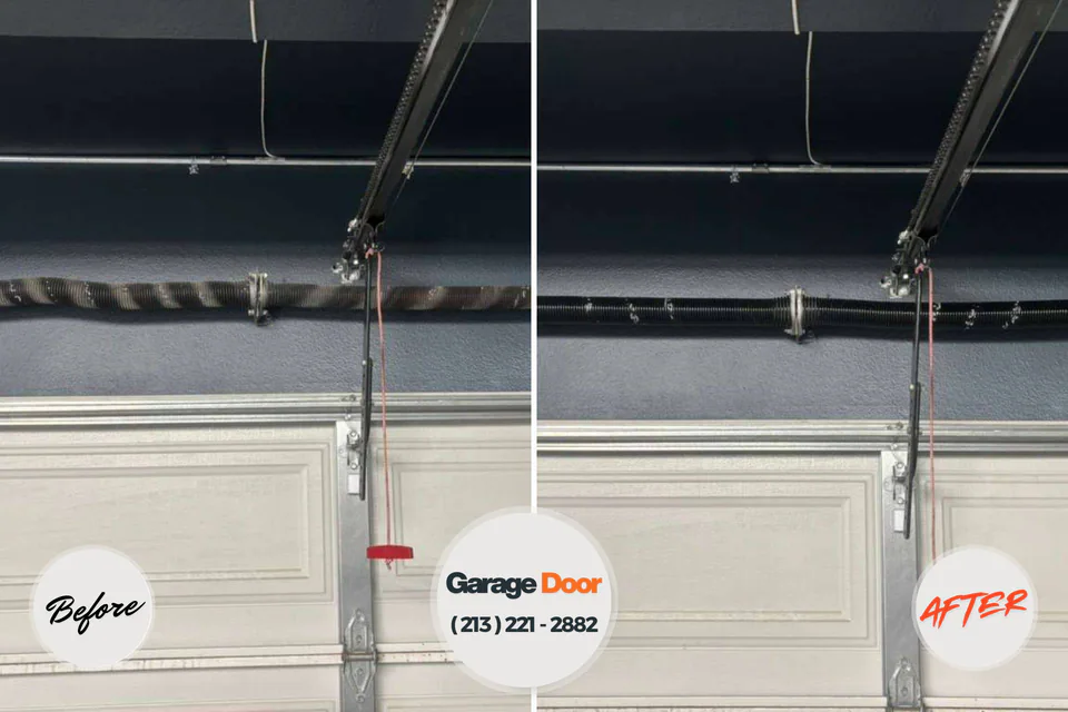 Before and after: garage door repair near me Loretto